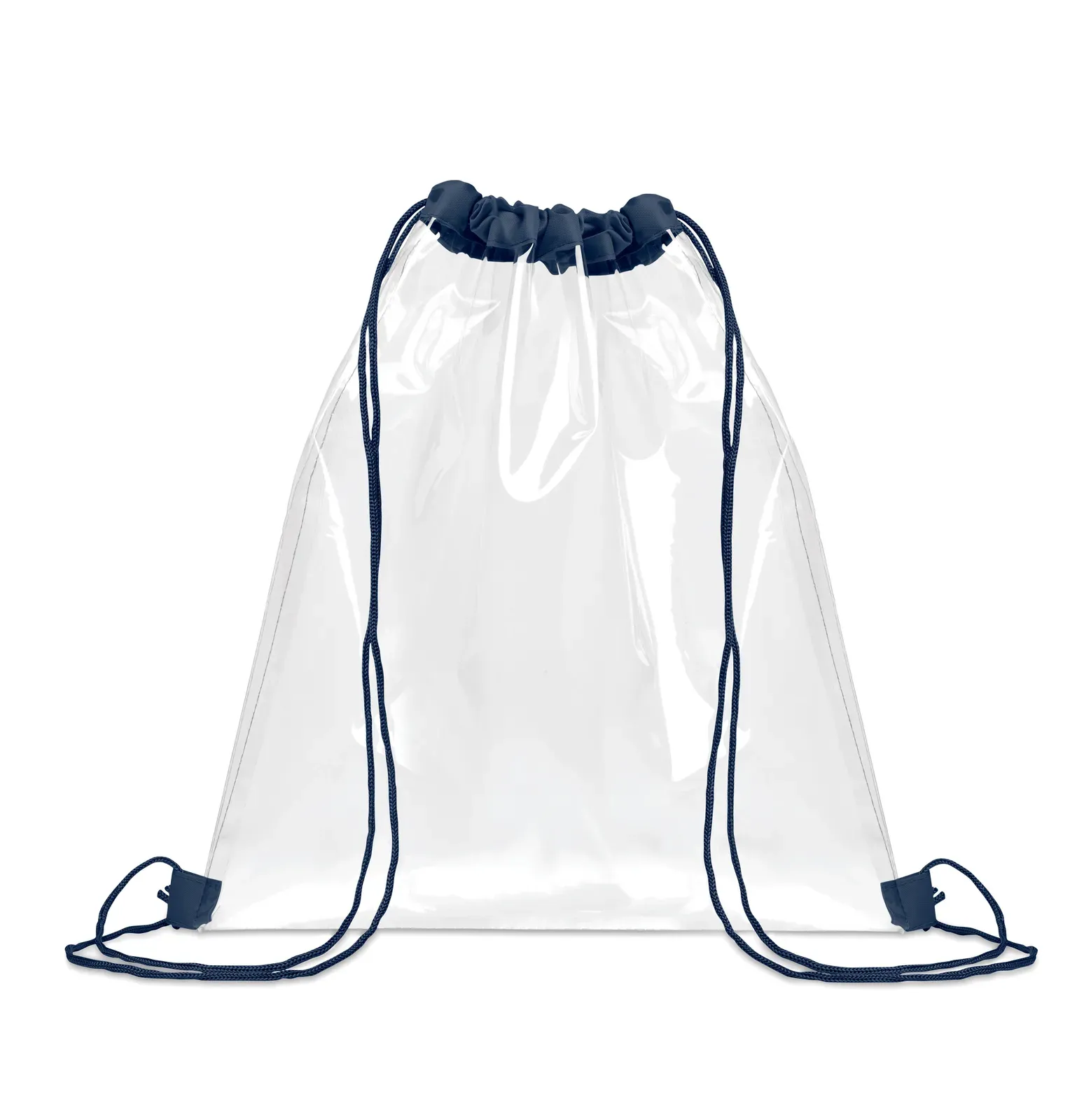 Polyester Drawstring Bag Usee with 36x40 Cm 36X40 cm MO2814 Drawstring Bag — French Navy