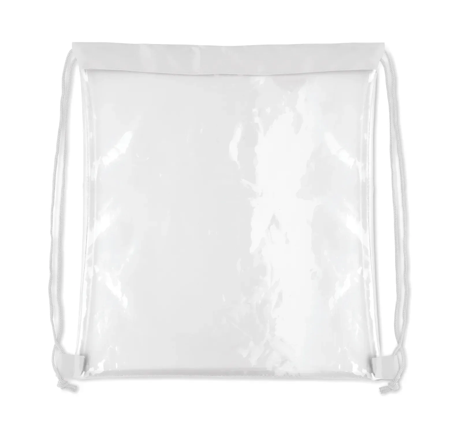 Polyester Drawstring Bag Usee with 36x40 Cm 36X40 cm MO2814 Drawstring Bag — White