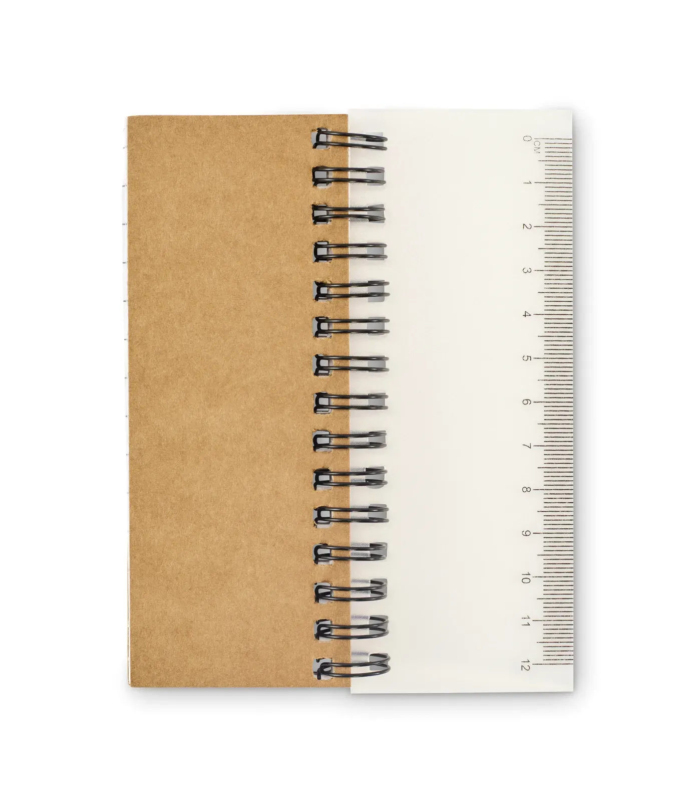 Memoring Ringbound Memo Pad – Sticky Notes & 5-Colour Page Markers — Beige