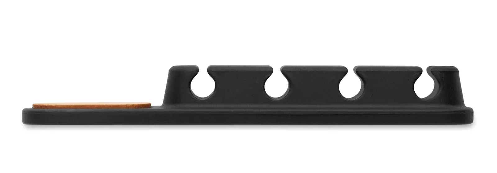 Order Silicone Cable Organiser – Bamboo Detail — Black