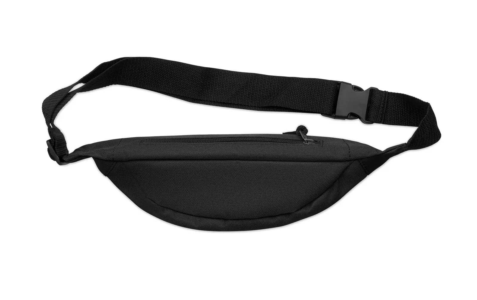 RPET Bag Hipla with Zippered Pocket 24X12X6 cm MO2835 Bag Bulk Orders — Black