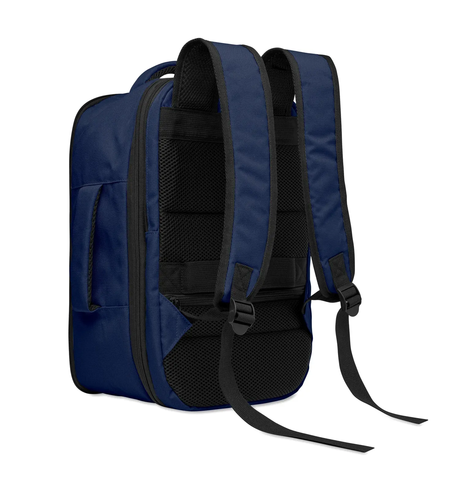 RPET Backpack Flysafe with 15 Inch Laptop Pocket 25X20X40 cm — Blue
