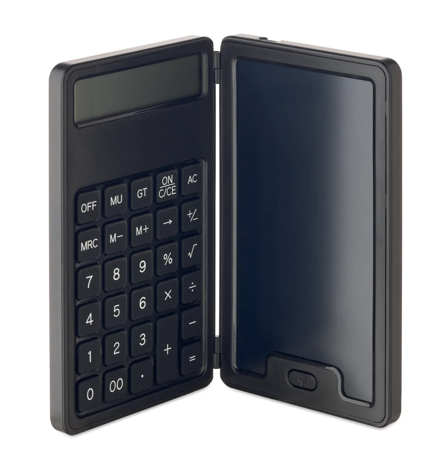 Clerk Calculator with 5-Inch LCD Writing Tablet & Stylus — Black