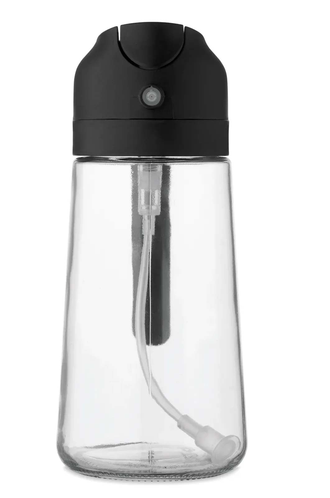 Dip – Borosilicate Glass Oil and Vinegar Bottle with Cork Stoppers — Black
