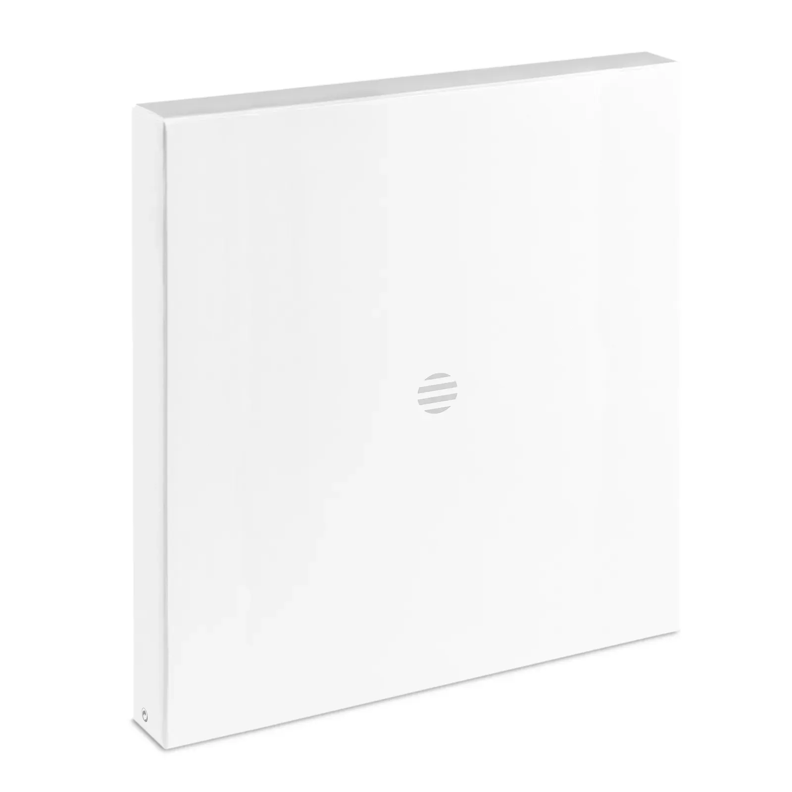 Muro Silent Wall Clock – Aluminium Hands — White