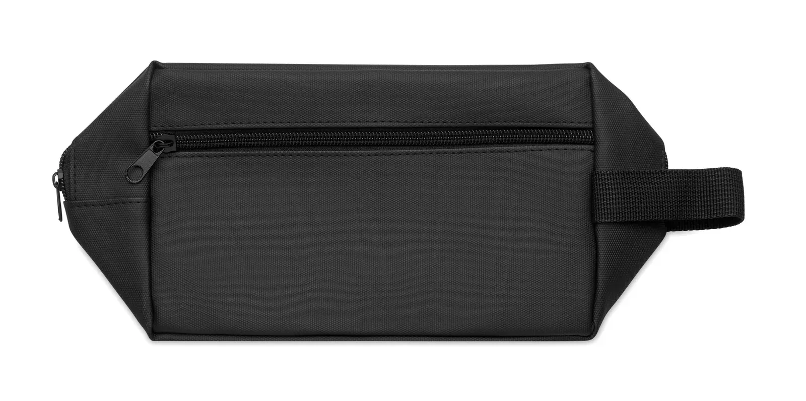 Doppkit RPET Toiletry Bag Mesh Pockets — Black