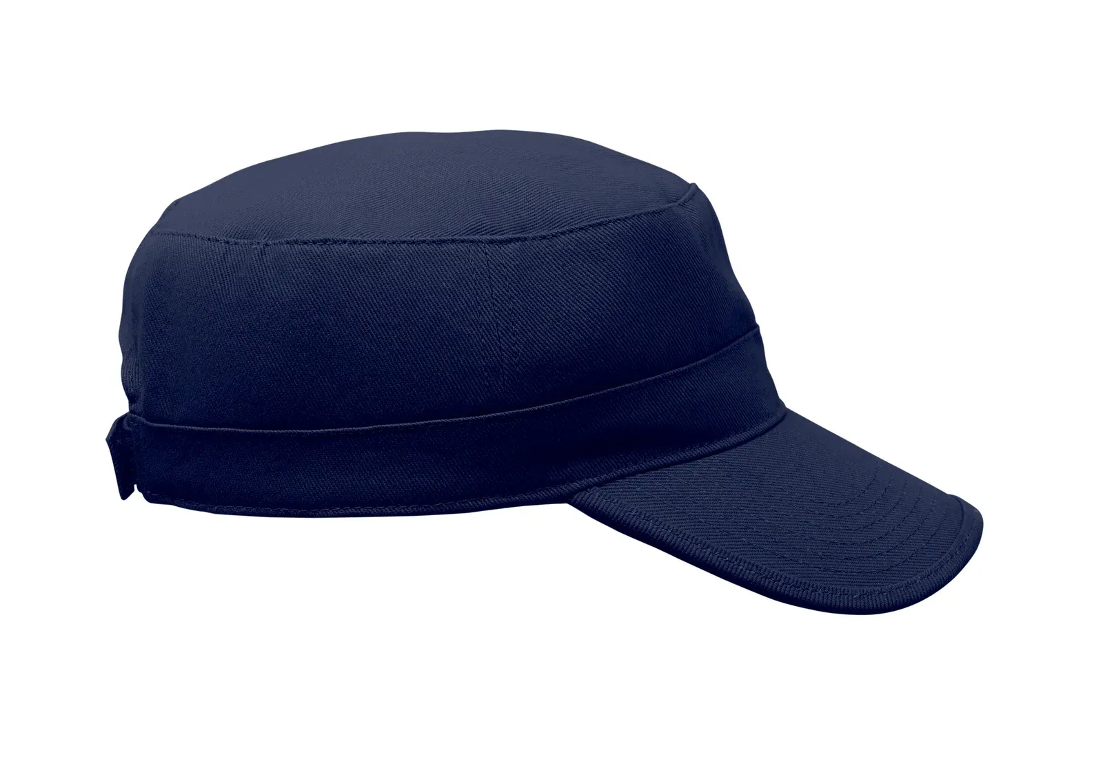 Field Military-Style Cotton Cap — Blue