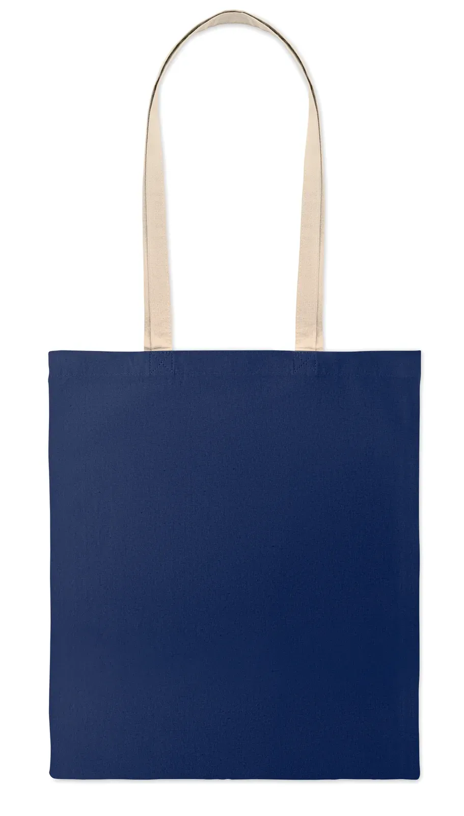 Cotton Shopping Bag Zevra Colour with Carry Weight Limit 2.5kgs — Blue