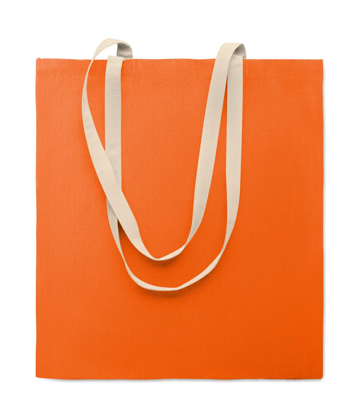 Cotton Shopping Bag Zevra Colour with Carry Weight Limit 2.5kgs — Orange
