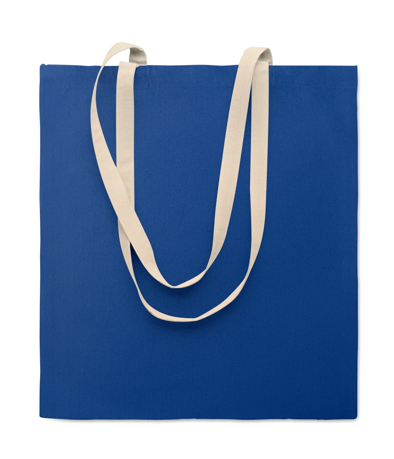 Cotton Shopping Bag Zevra Colour with Carry Weight Limit 2.5kgs — Royal Blue