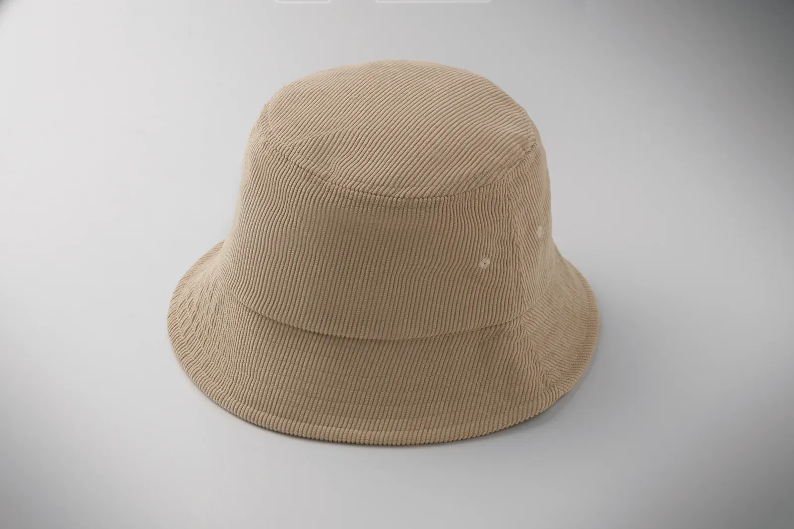 Scoop Corduroy Bucket Hat — Beige