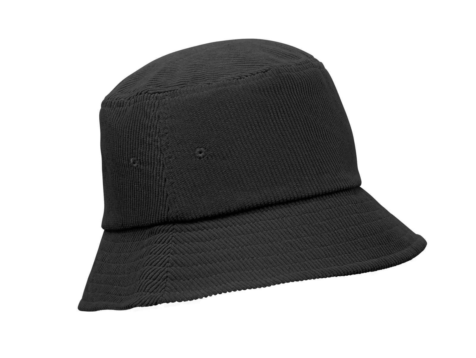 Scoop Corduroy Bucket Hat — Black