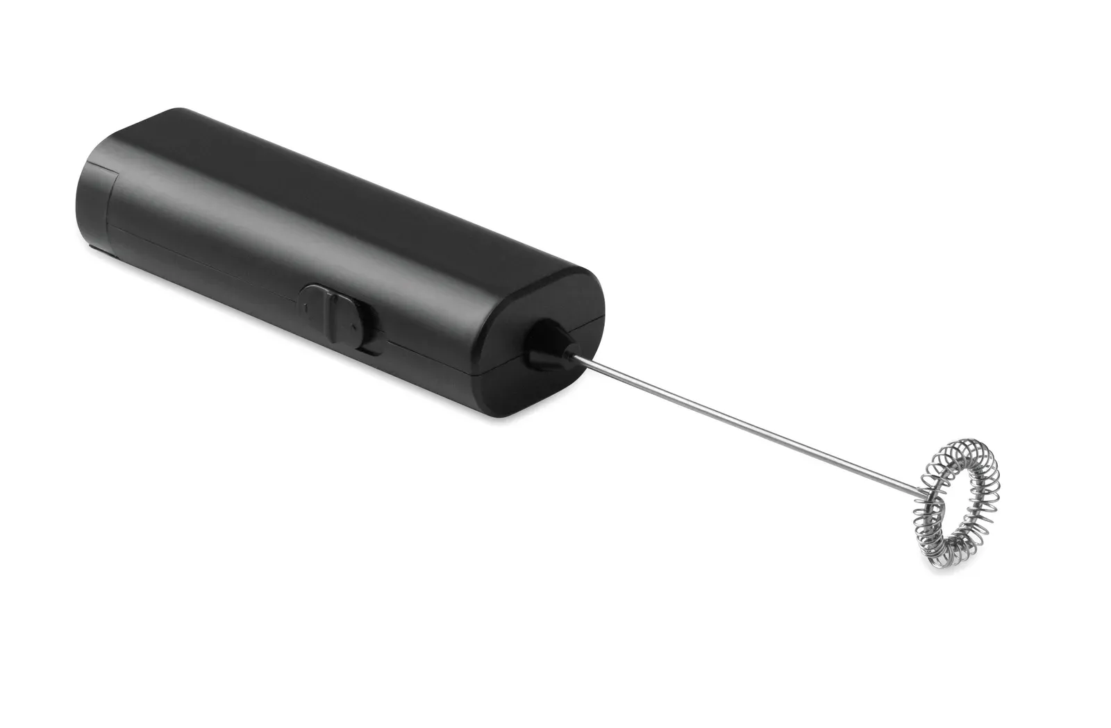 Froti – Handheld Electric Milk Frother in ABS with Matt Finish; Built-in Battery USB Type-C Rechargeable (Cable Included) — Black