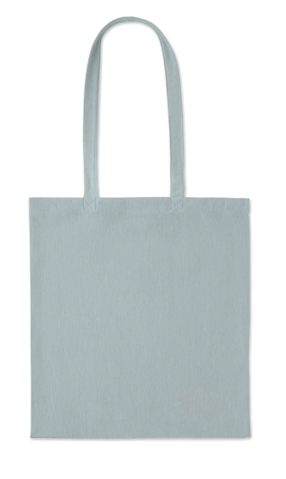Polyester Shopping Bag Cordy B with Long Handles 38X42 cm MO2874 — Baby Blue