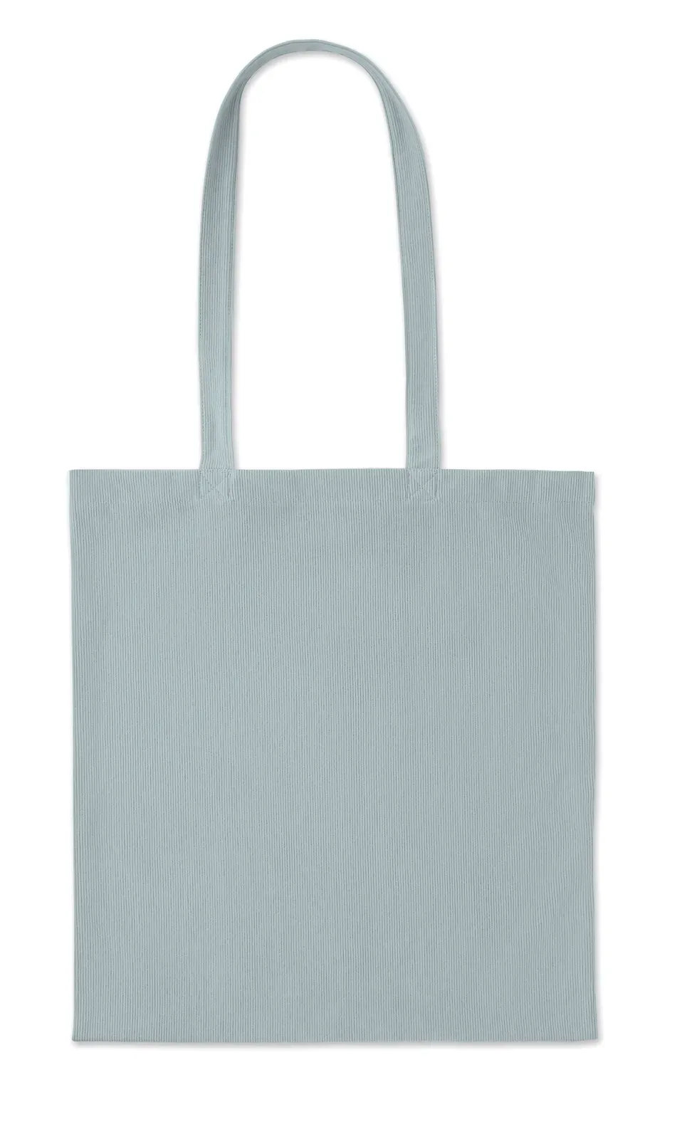 Polyester Shopping Bag Cordy B with Long Handles 38X42 cm MO2874 — Baby Blue