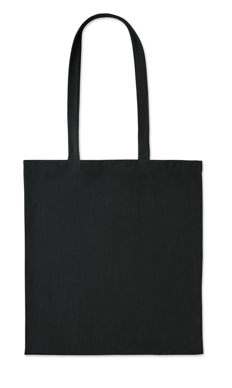 Polyester Shopping Bag Cordy B with Long Handles 38X42 cm MO2874 — Black