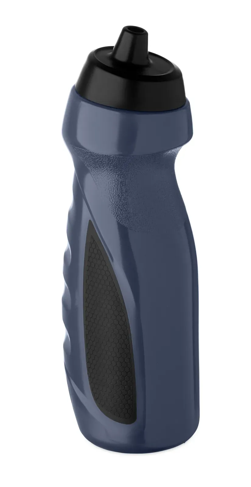 Fersk – Sports Bottle with Convenient Handgrip in Solid PE Plastic — French Navy