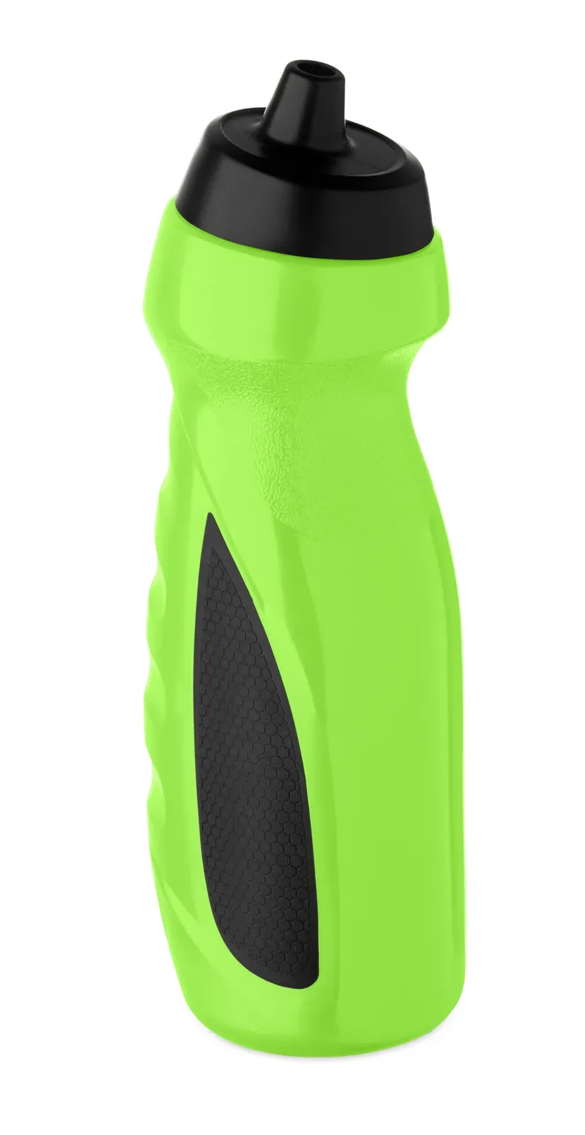 Fersk – Sports Bottle with Convenient Handgrip in Solid PE Plastic — Neon Green