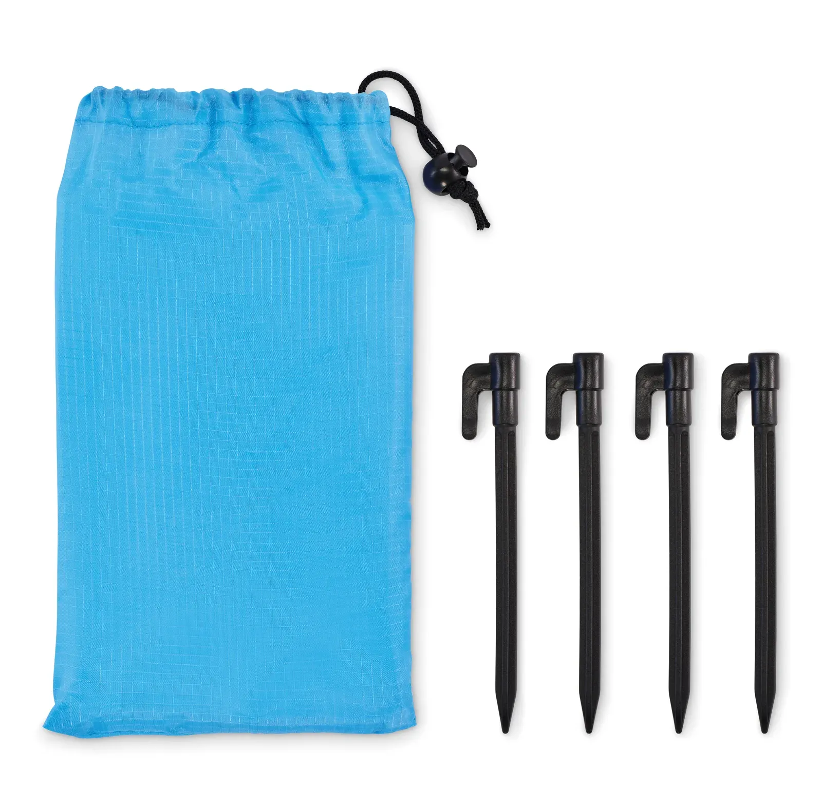 Nosand Lightweight Beach Mat with Carry Pouch, 200x210 cm — Turquoise
