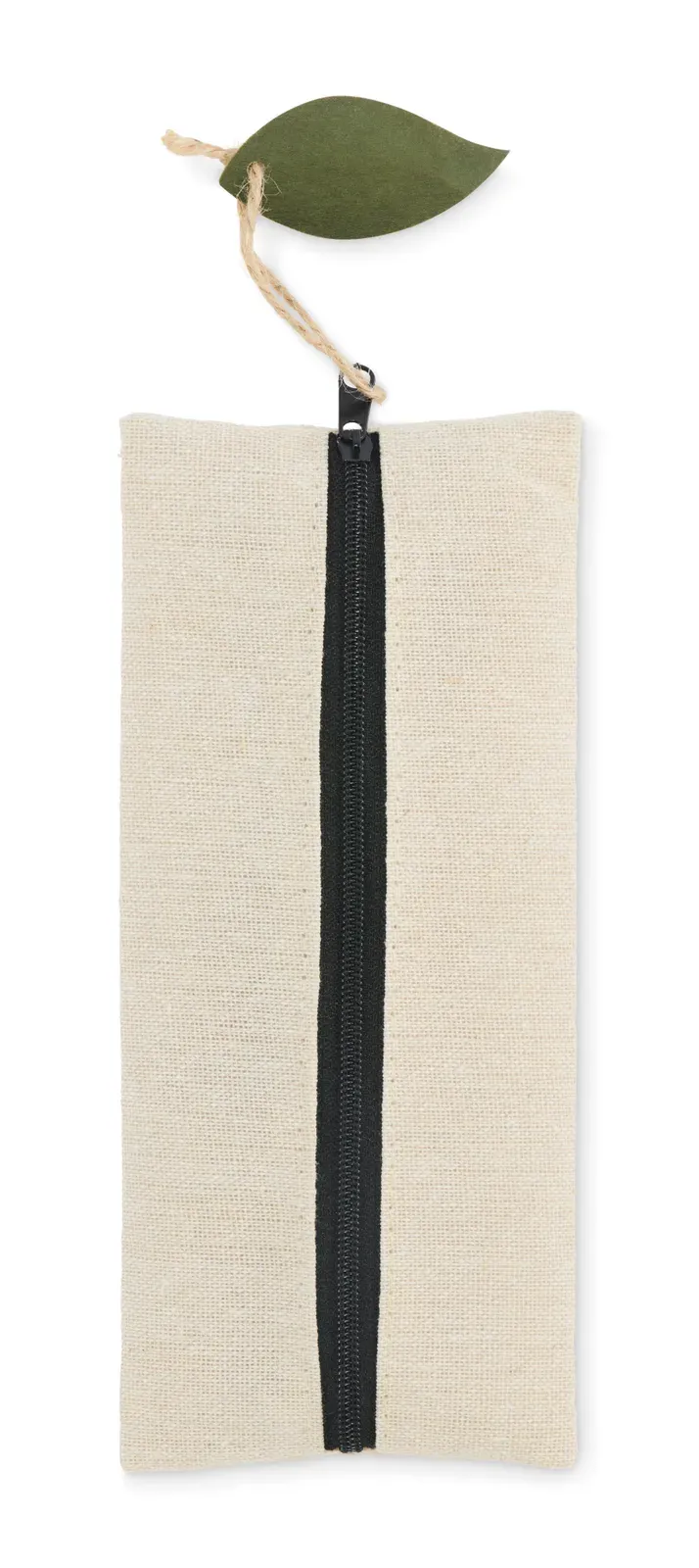 Jucoset Stationery Set – Jute Pouch, Wooden Ruler, Pencil & Sharpener — Black