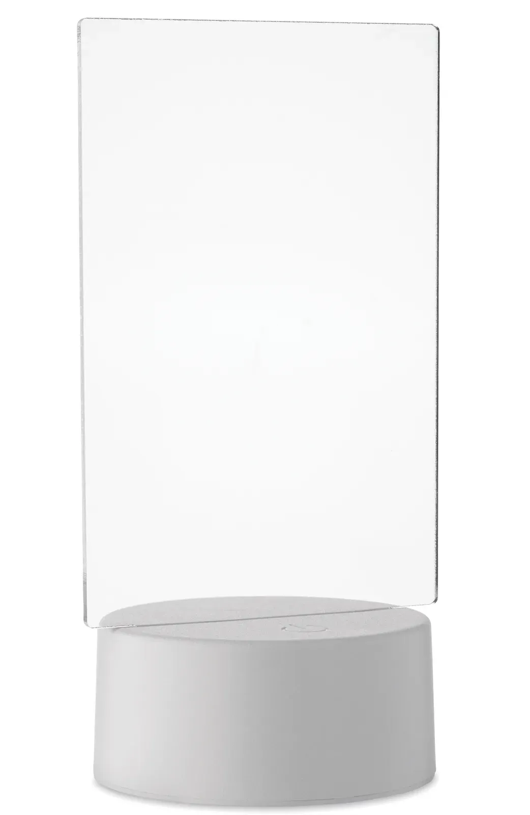 Ledmemo – Rechargeable RGB Table Lamp in Iron with 39 LED Lights and Stepless Dimming; With Warm or Color-Changing Light — White