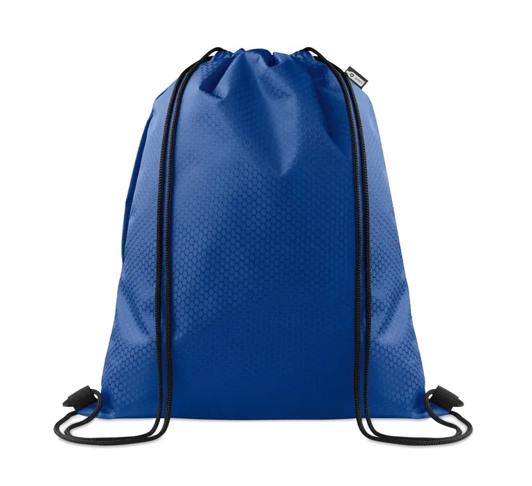 RPET Drawstring Bag Daykit with Zippered Pocket 34X42 cm MO2920