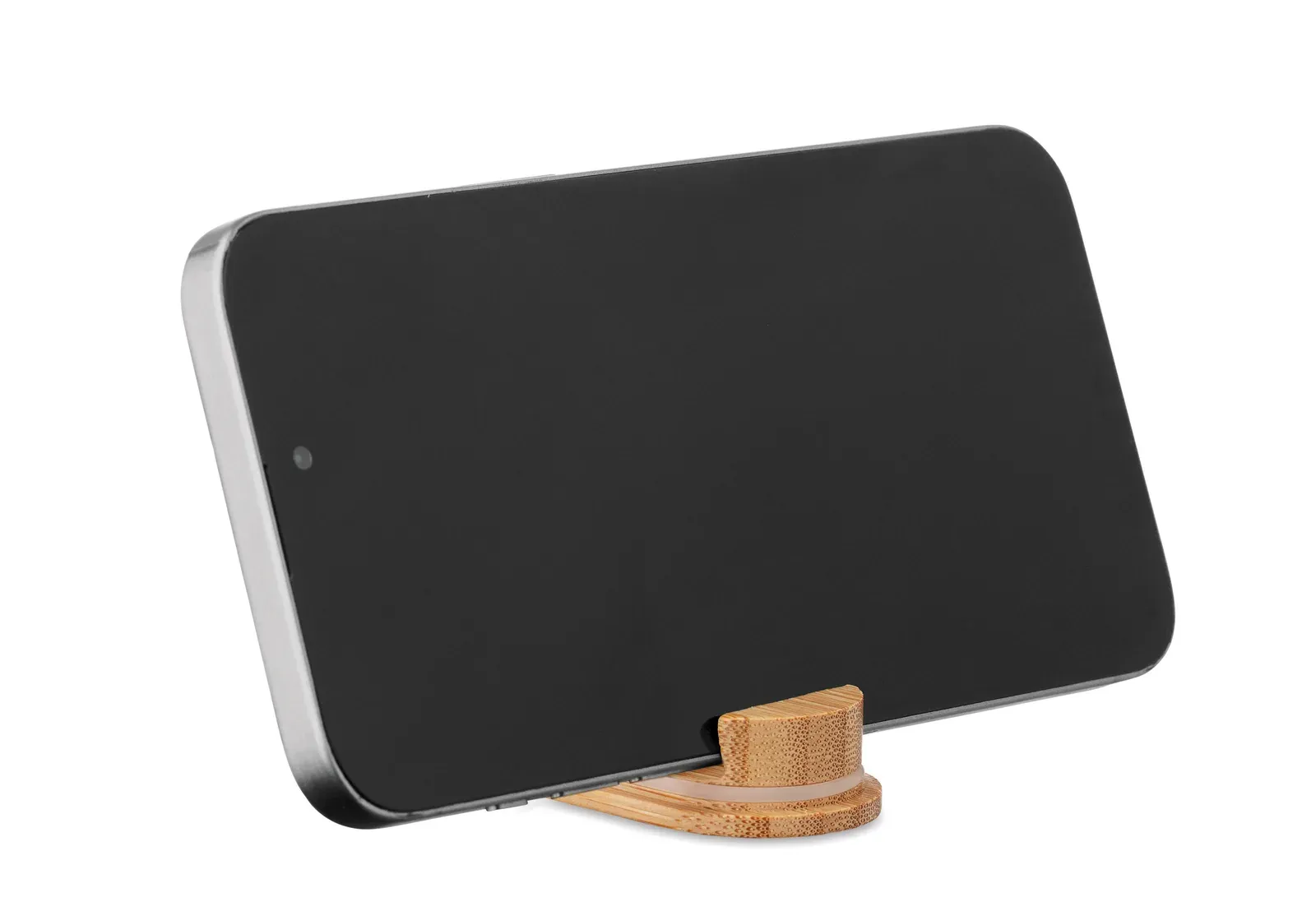 Cabstra Cable Set – Wheat Straw Case with Bamboo Top & Phone Stand — Beige