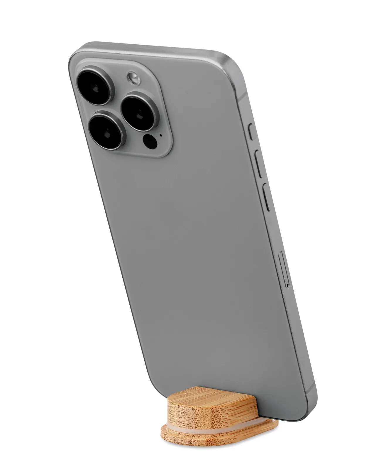 Cabstra Cable Set – Wheat Straw Case with Bamboo Top & Phone Stand — Beige