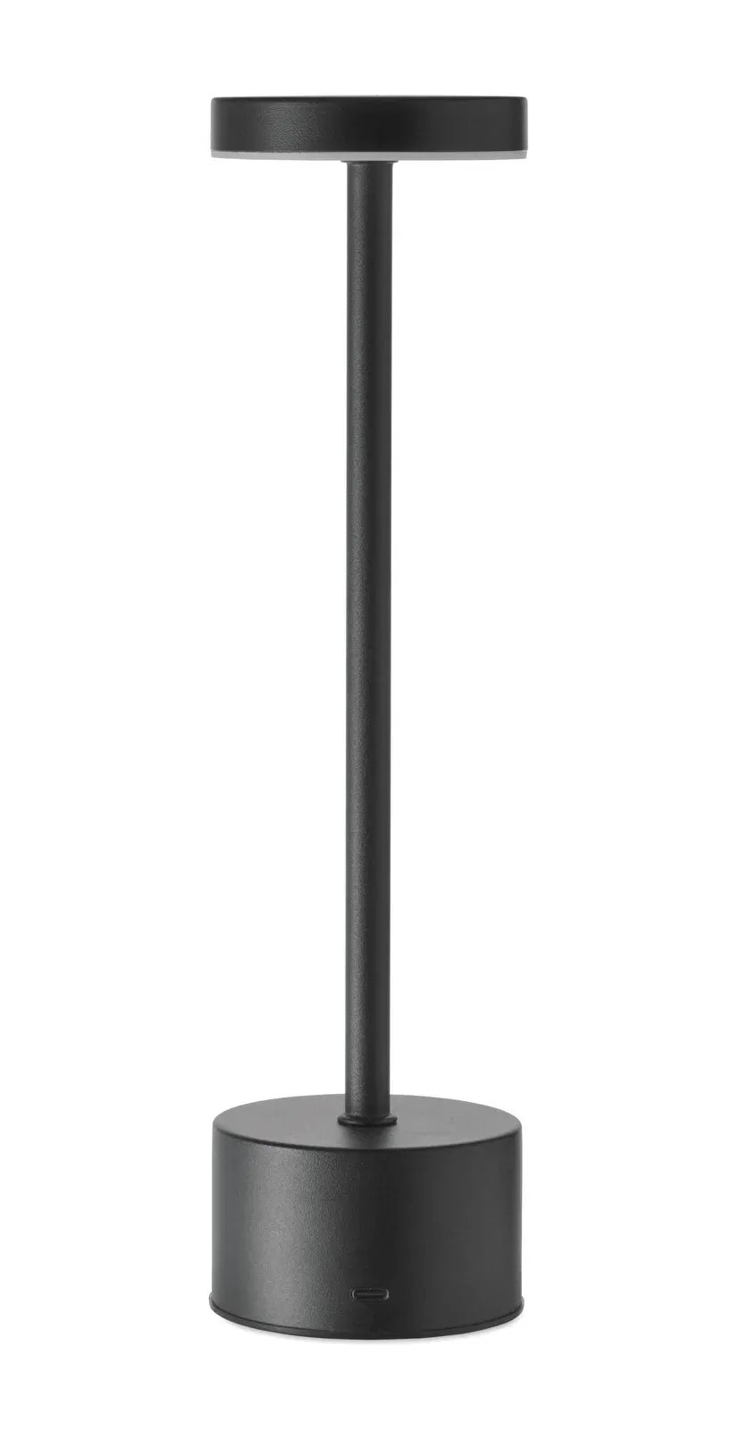 Bistro – Aluminium Table Lamp with 24 LEDs, 3 Light Modes and Touch Control; Features Stepless Dimming and Rechargeable — Black