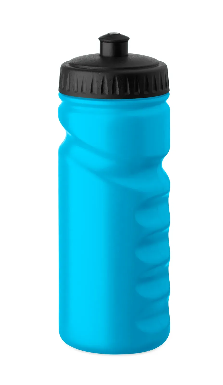 Spot Fresh – Sports Drinking Bottle with Convenient Handgrip in Solid PE Plastic — Turquoise