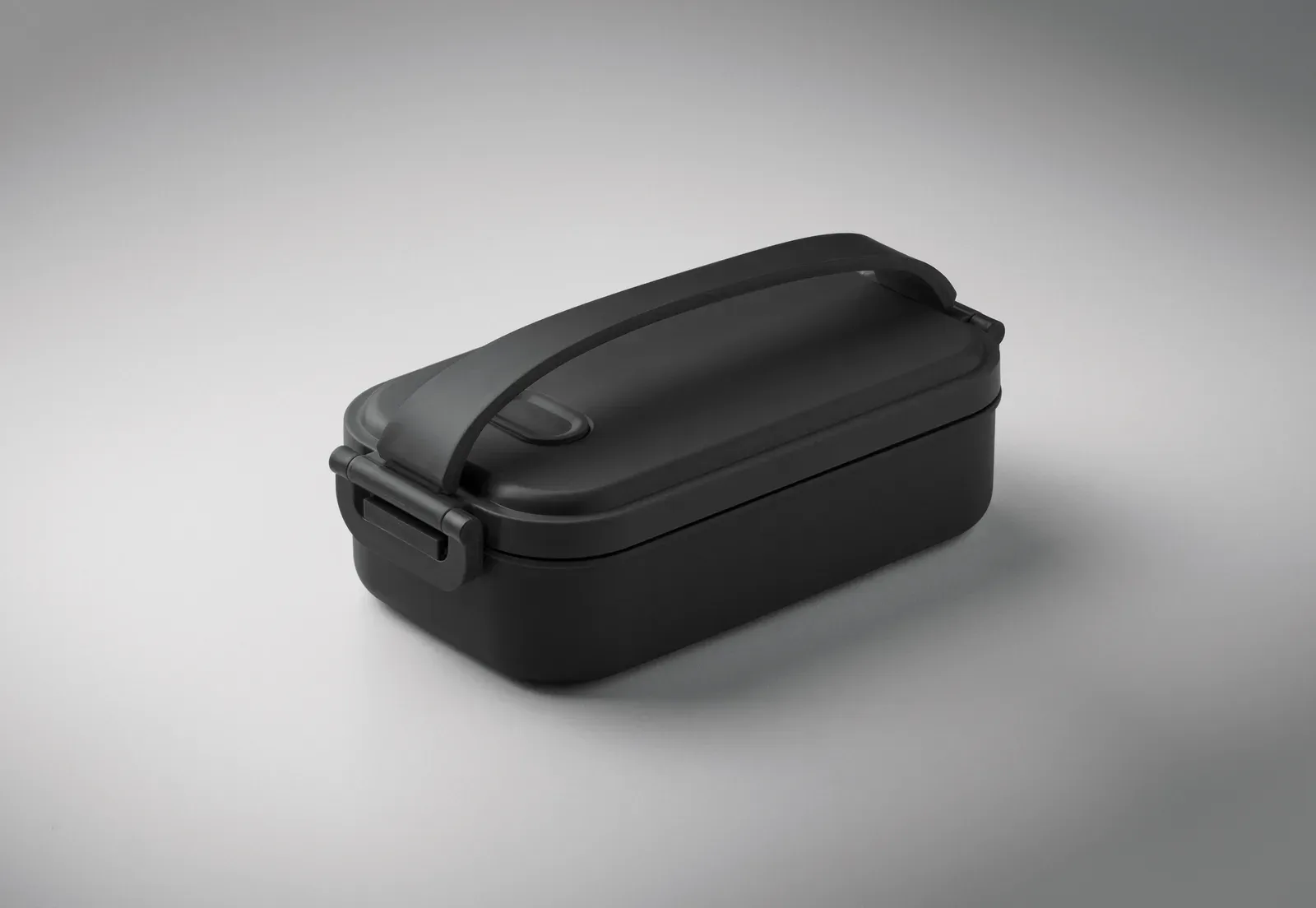 Sarnie – Lunch Box in PP with RPET Elastic Band Closure — Black
