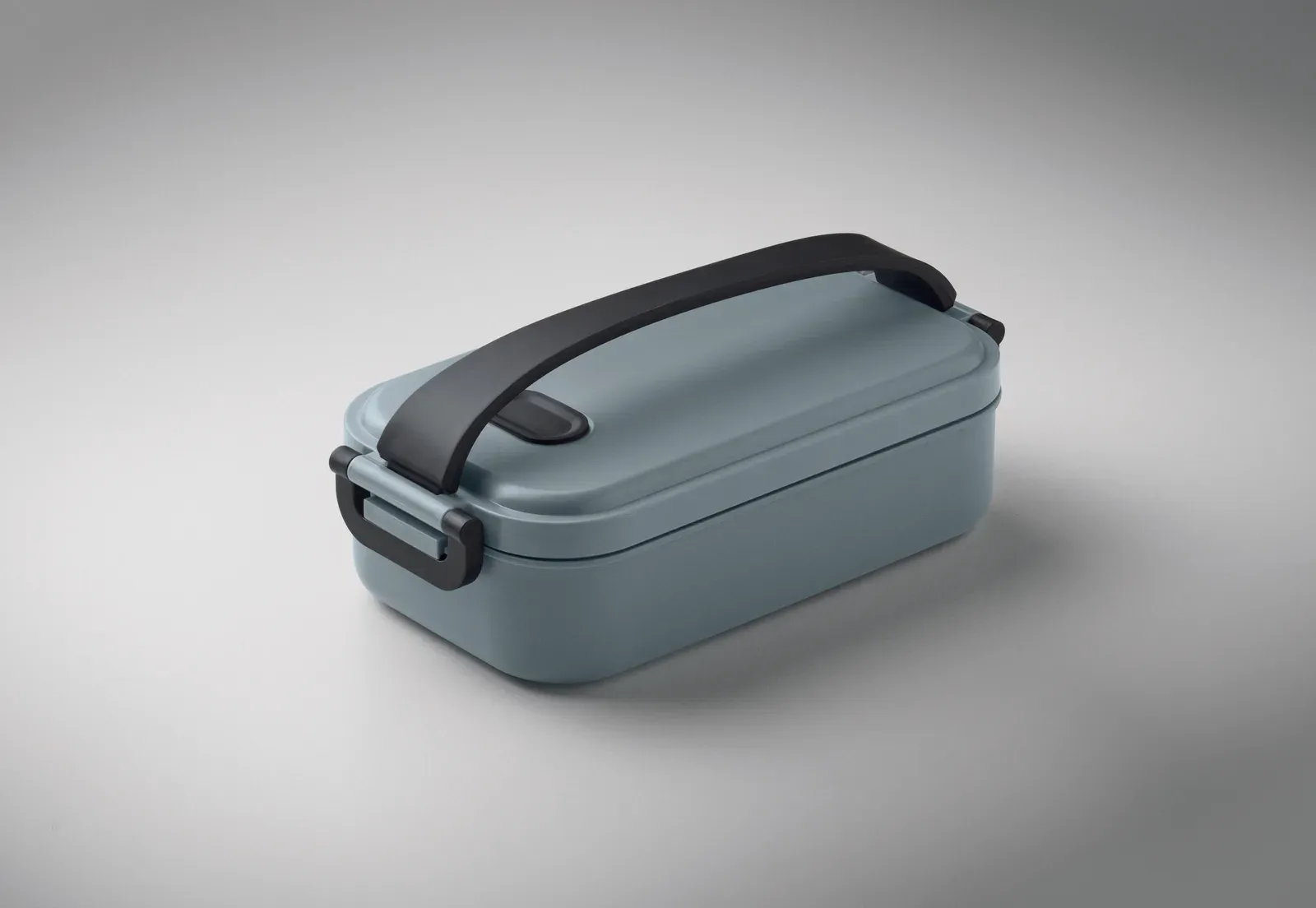 Sarnie – Lunch Box in PP with RPET Elastic Band Closure — Petrol