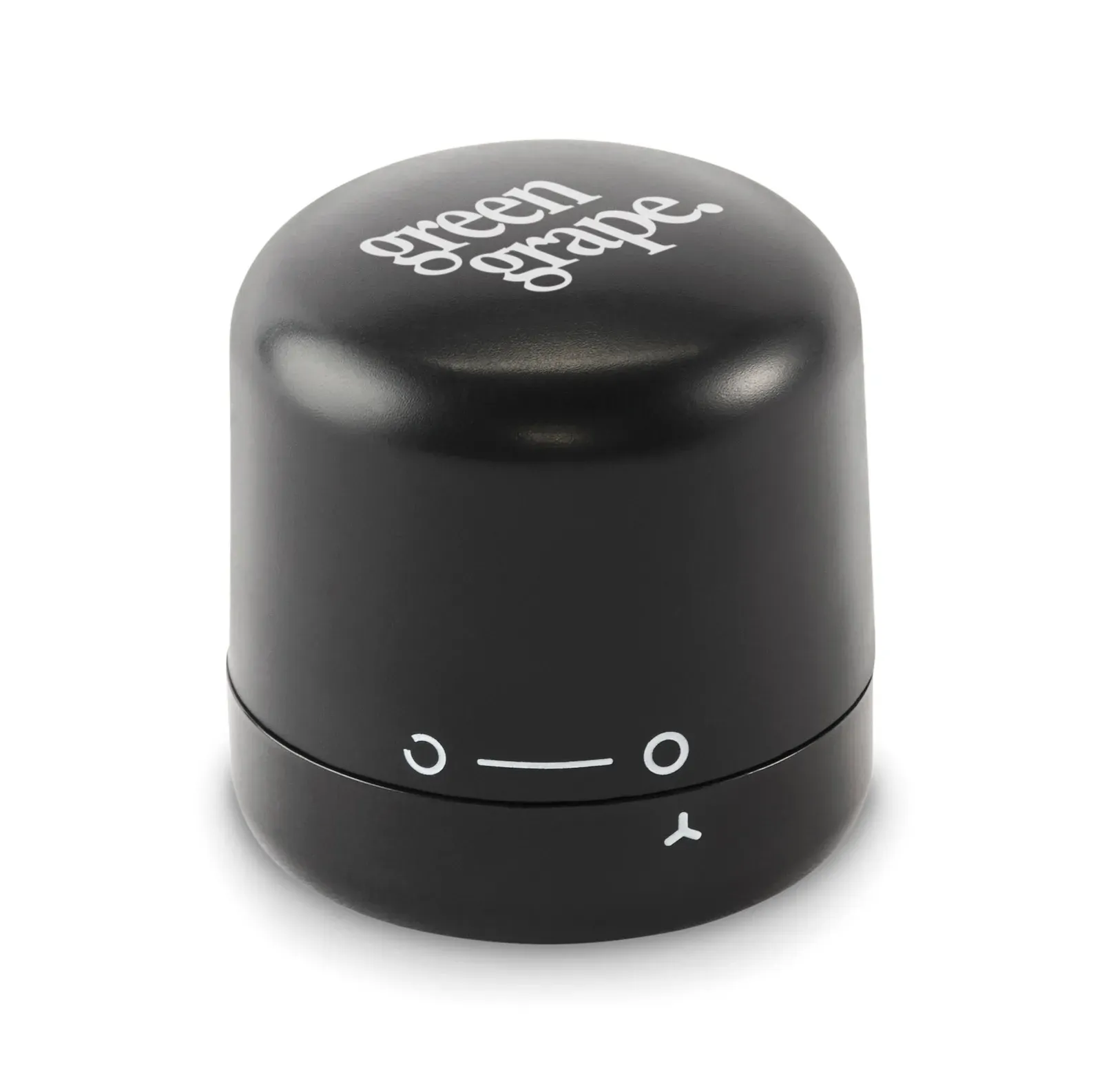 Stopy – Bottle Stopper Made of Recycled ABS for Sparkling Wine Bottles; Features a Turning Lock Mechanism and Leak-Free — Black