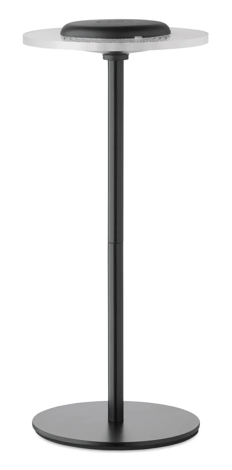 Lounge – Light-Up LED Memoboard with Color-Changing Light and Erasable White Marker; Features Acrylic Board and Aluminum — Black