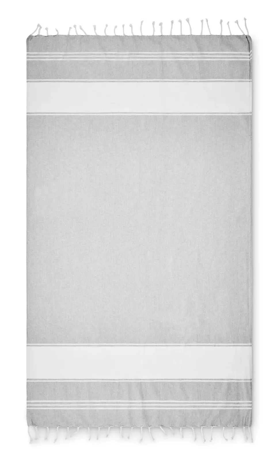 Hummum Hammam Beach Towel & Bag Set, Cotton Blend — Grey