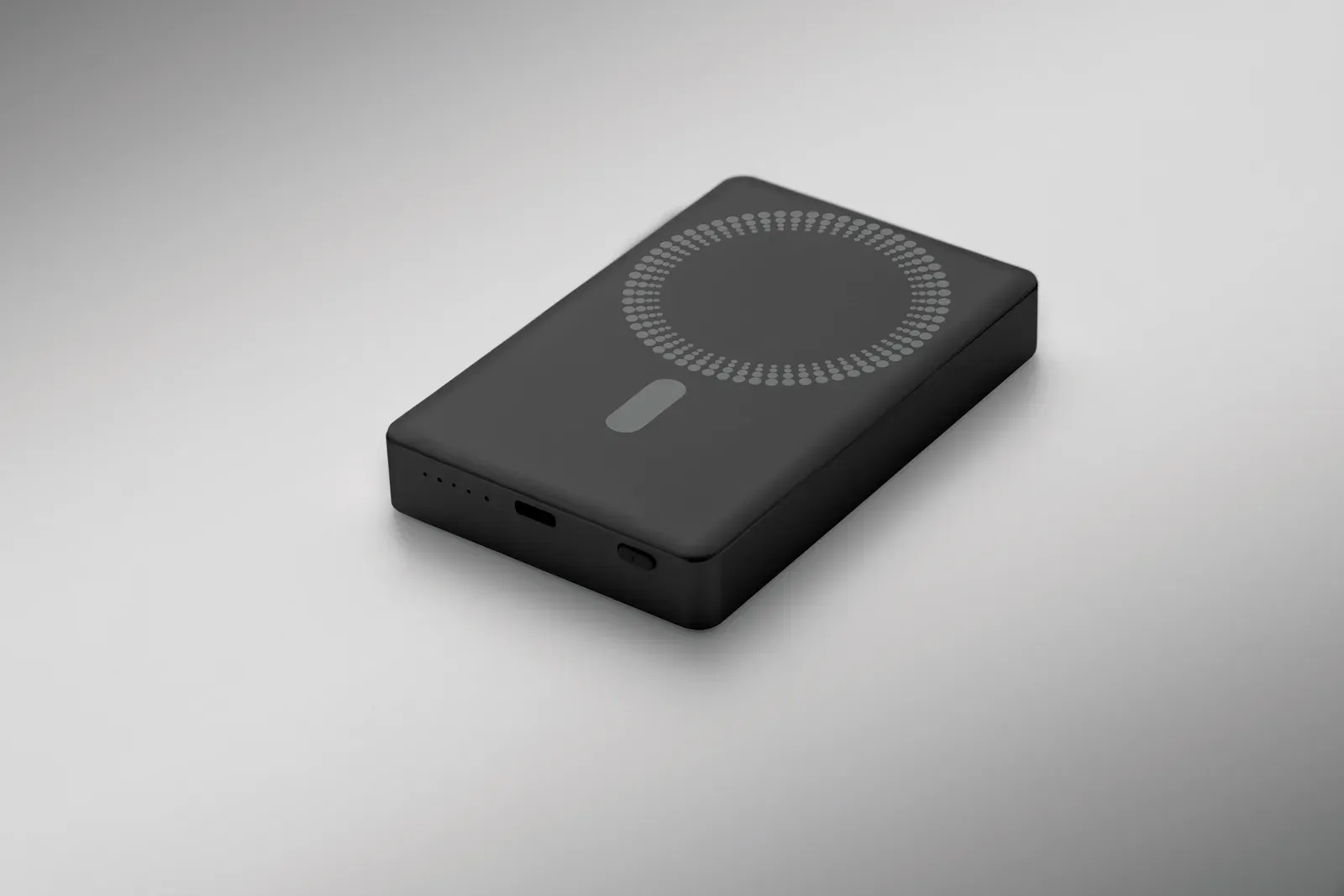 Powermag 10000mAh Power Bank – 15W Magnetic Wireless + 20W PD Charging — Black