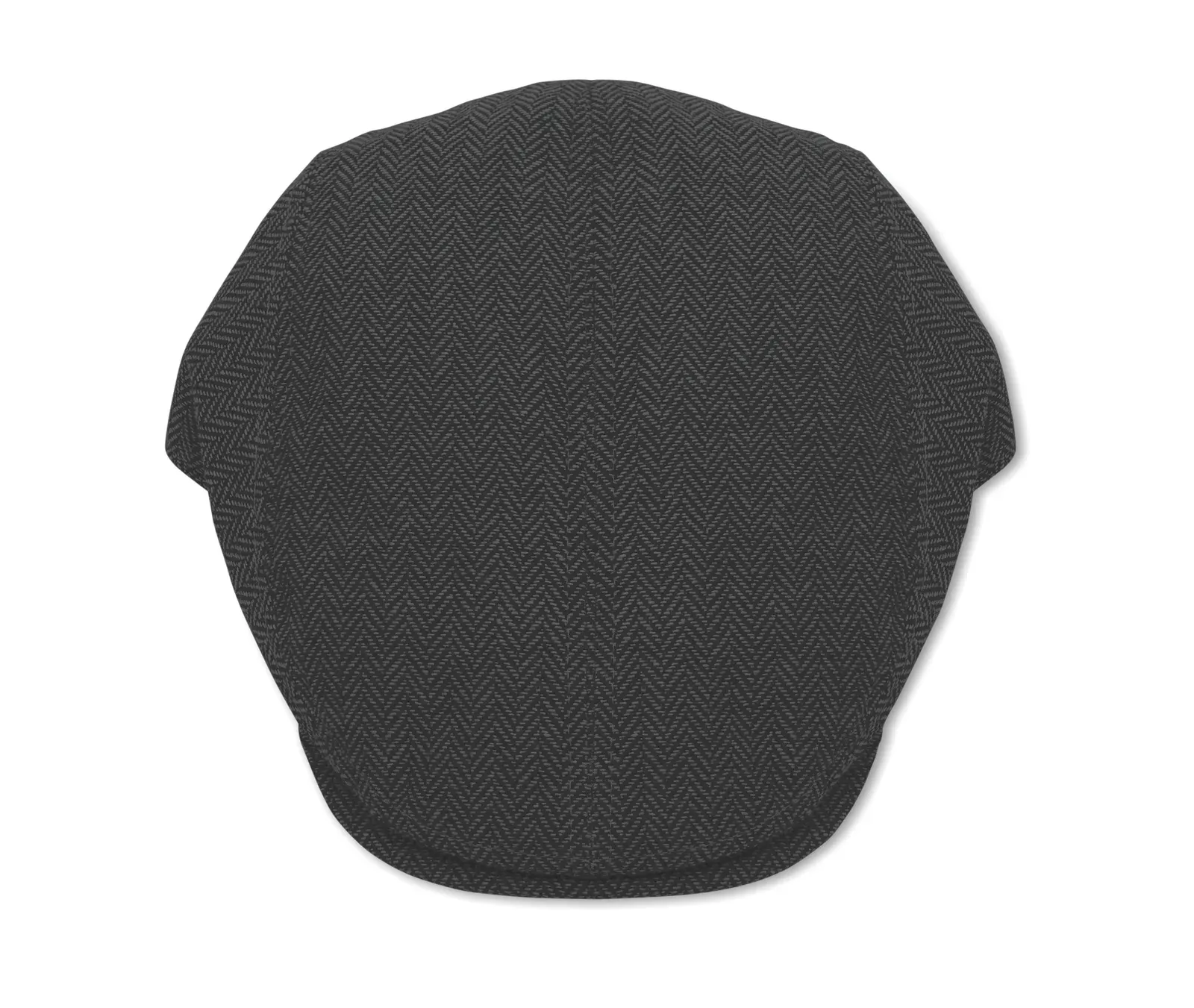 Blind Peak Melange Newsboy Cap — Black