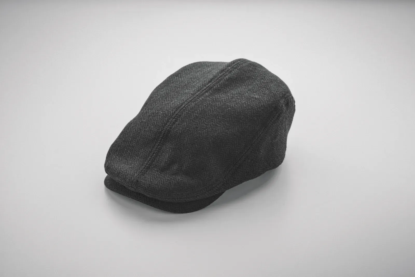 Blind Peak Melange Newsboy Cap — Black