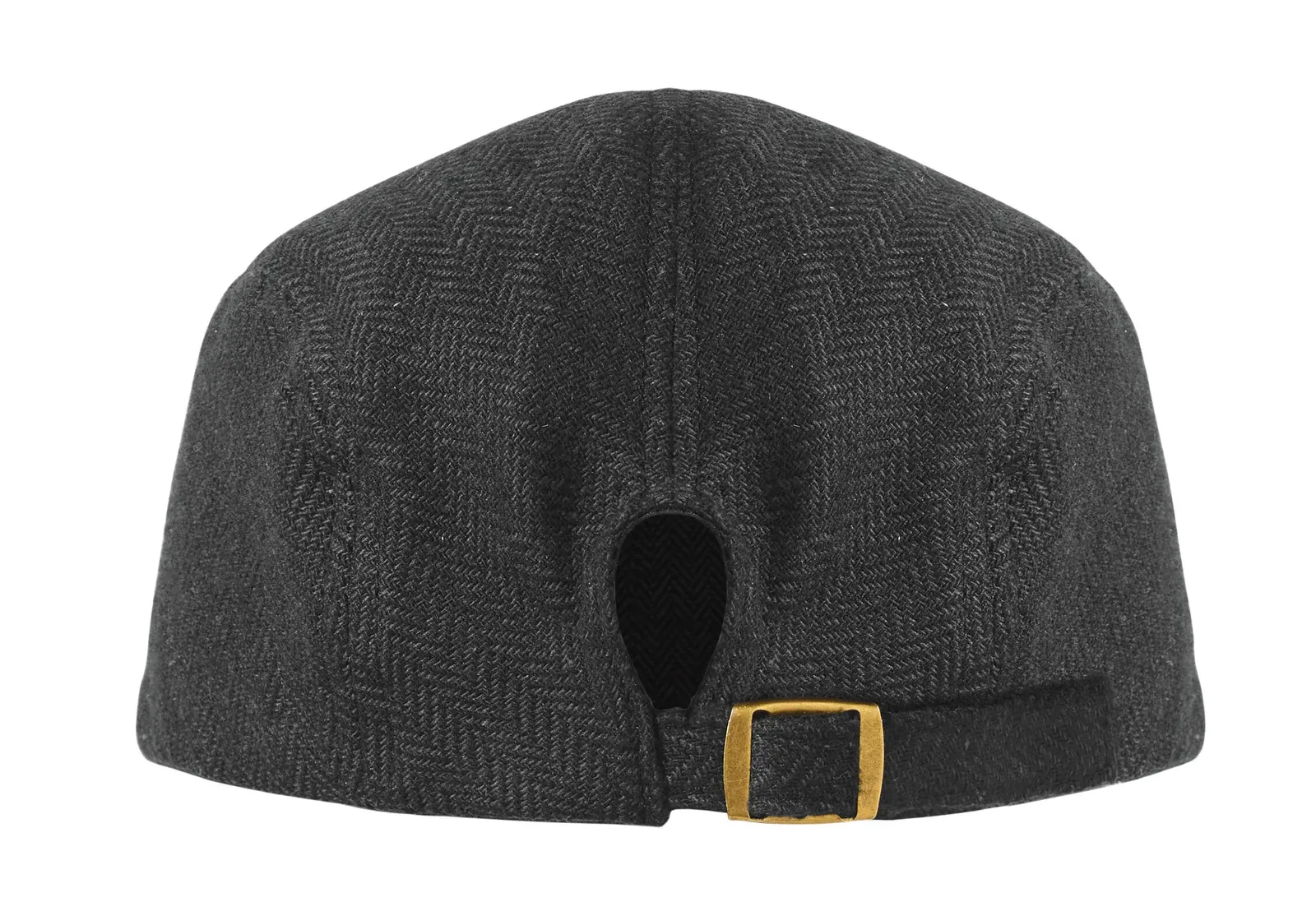 Blind Peak Melange Newsboy Cap — Black