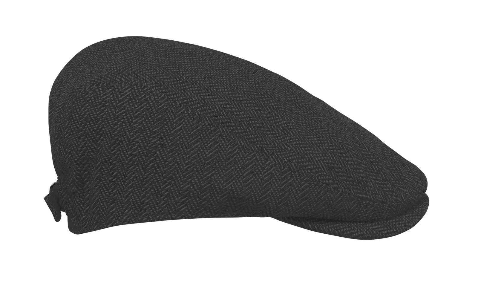 Blind Peak Melange Newsboy Cap — Black