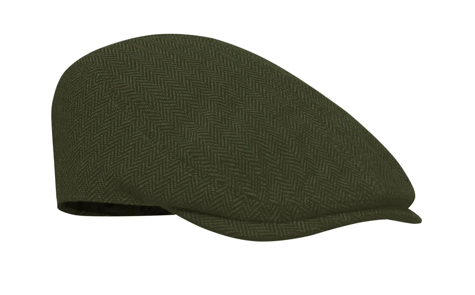 Blind Peak Melange Newsboy Cap — Dark Green