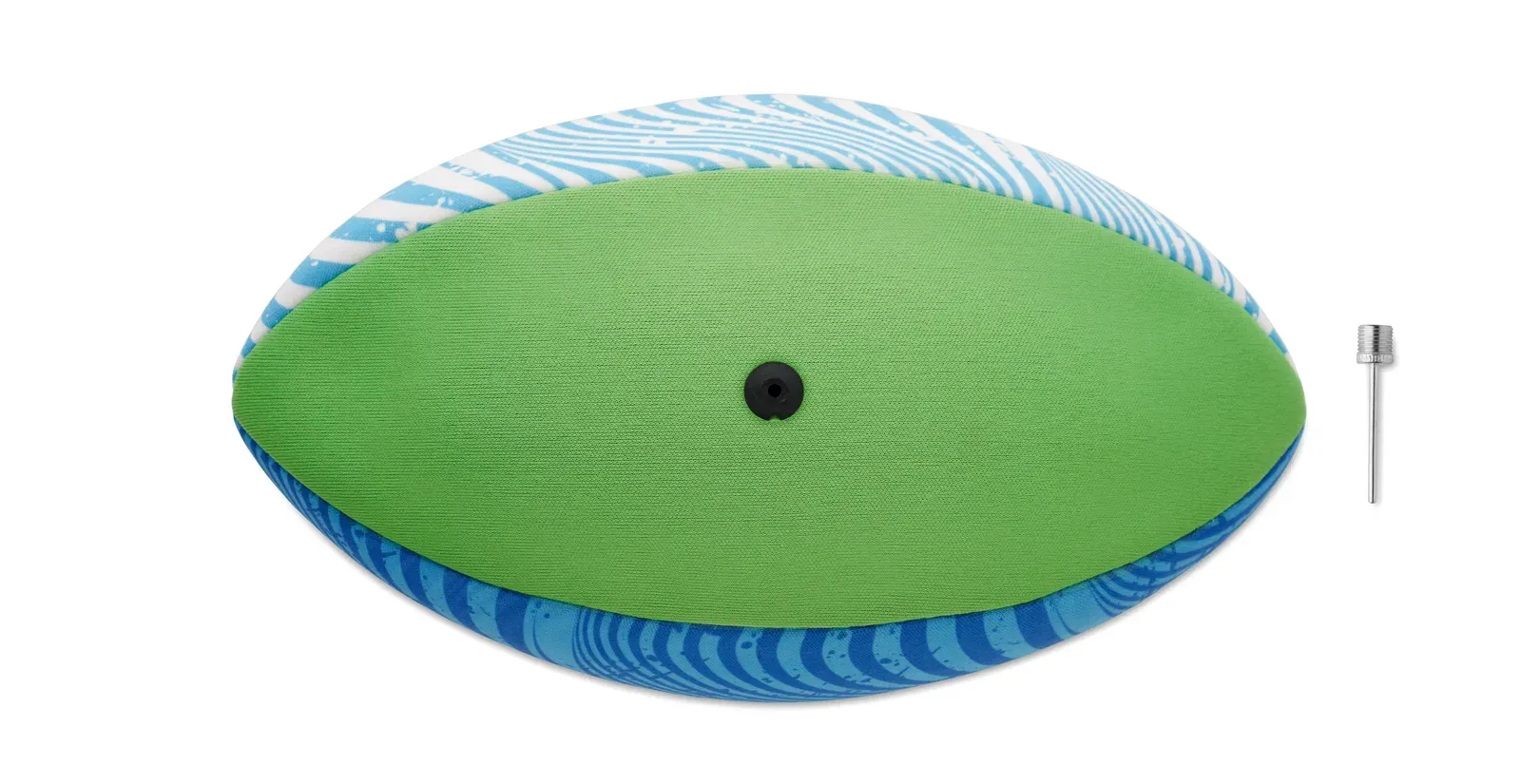 Grab Neoprene Water Rugby Ball with Inflating Needle — Multicolour