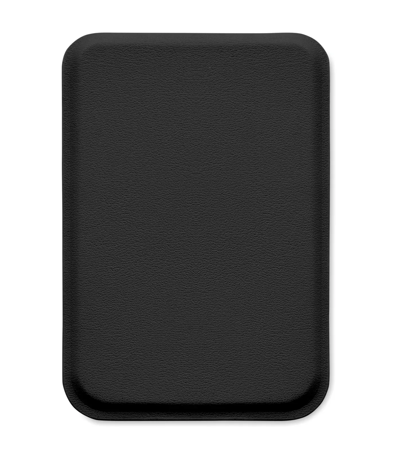 Karta Stand Magnetic PU Leather Card Holder – Holds 3 Cards, Stand Function — Black