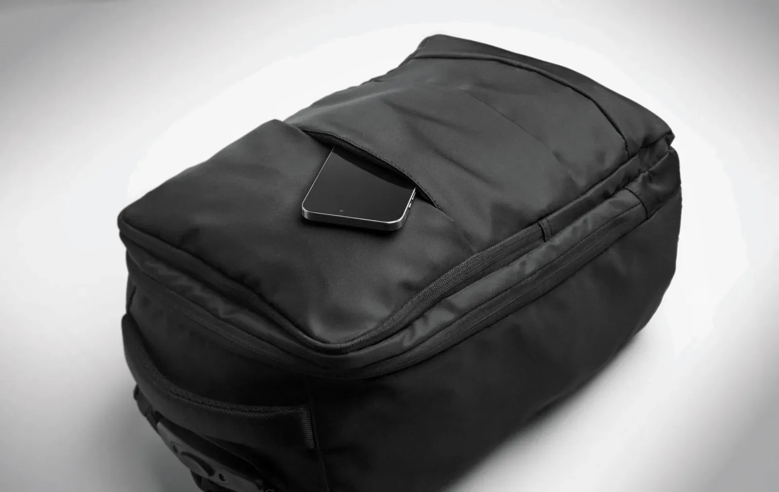 RPET Backpack Magnate with Zippered Pocket 41X28X20 cm MO2985 — Black