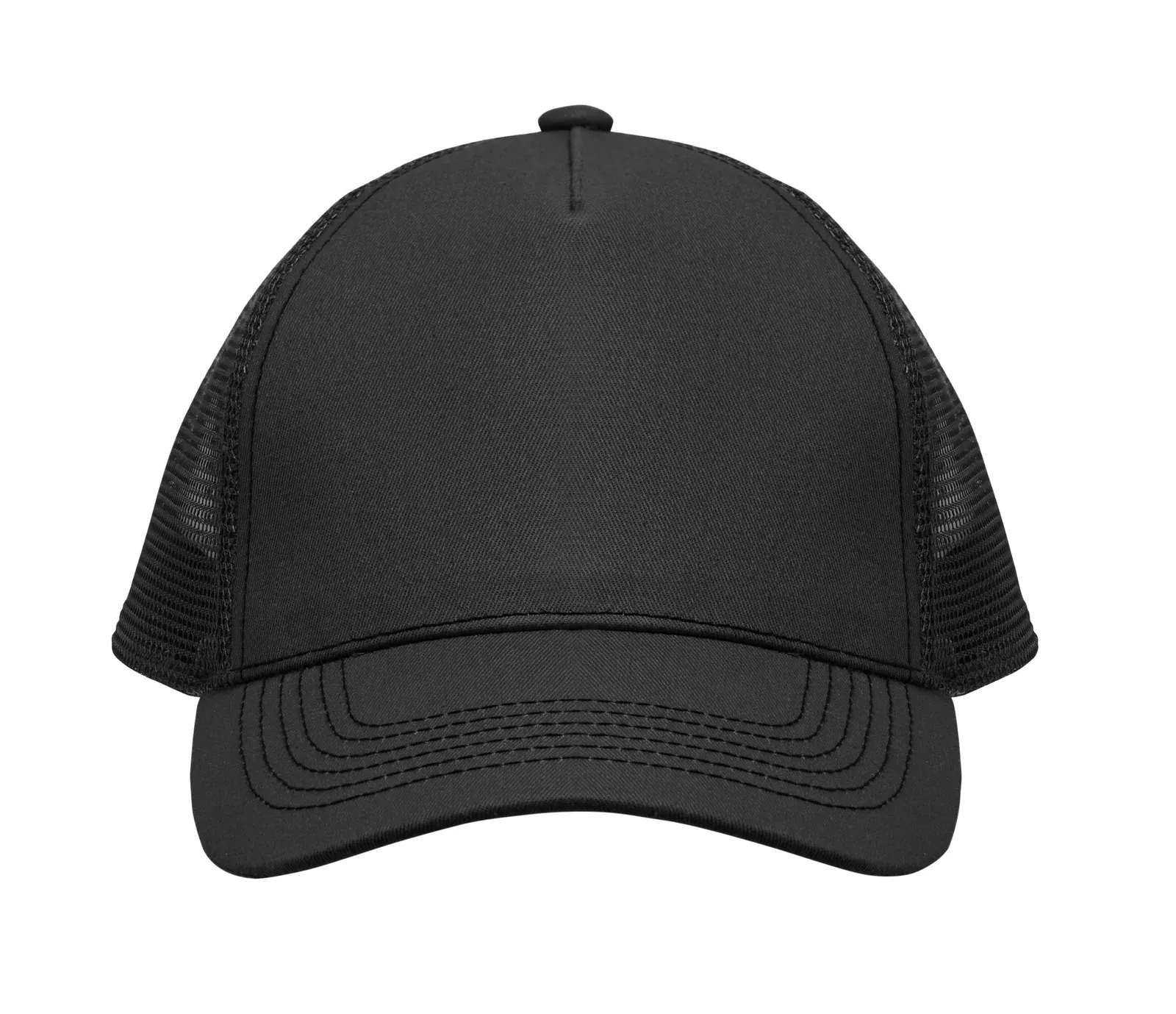 Blist 5-Panel Trucker Cap — Black
