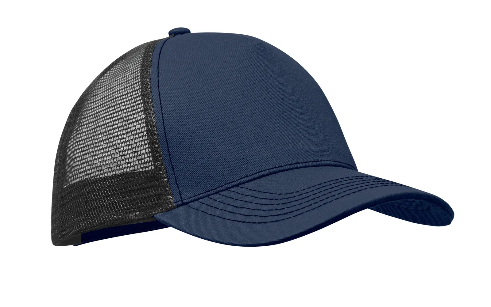 Blist 5-Panel Trucker Cap — French Navy