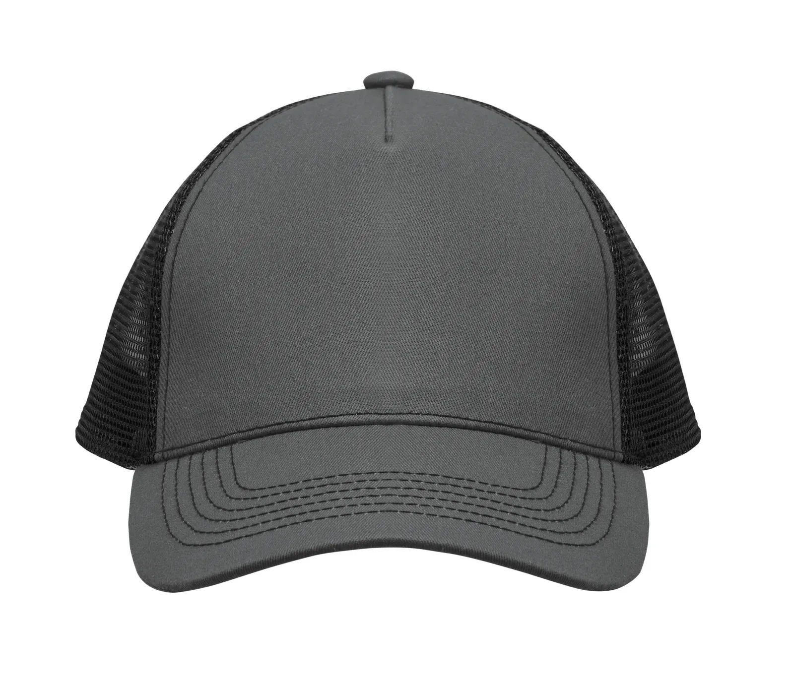 Blist 5-Panel Trucker Cap — Stone Grey