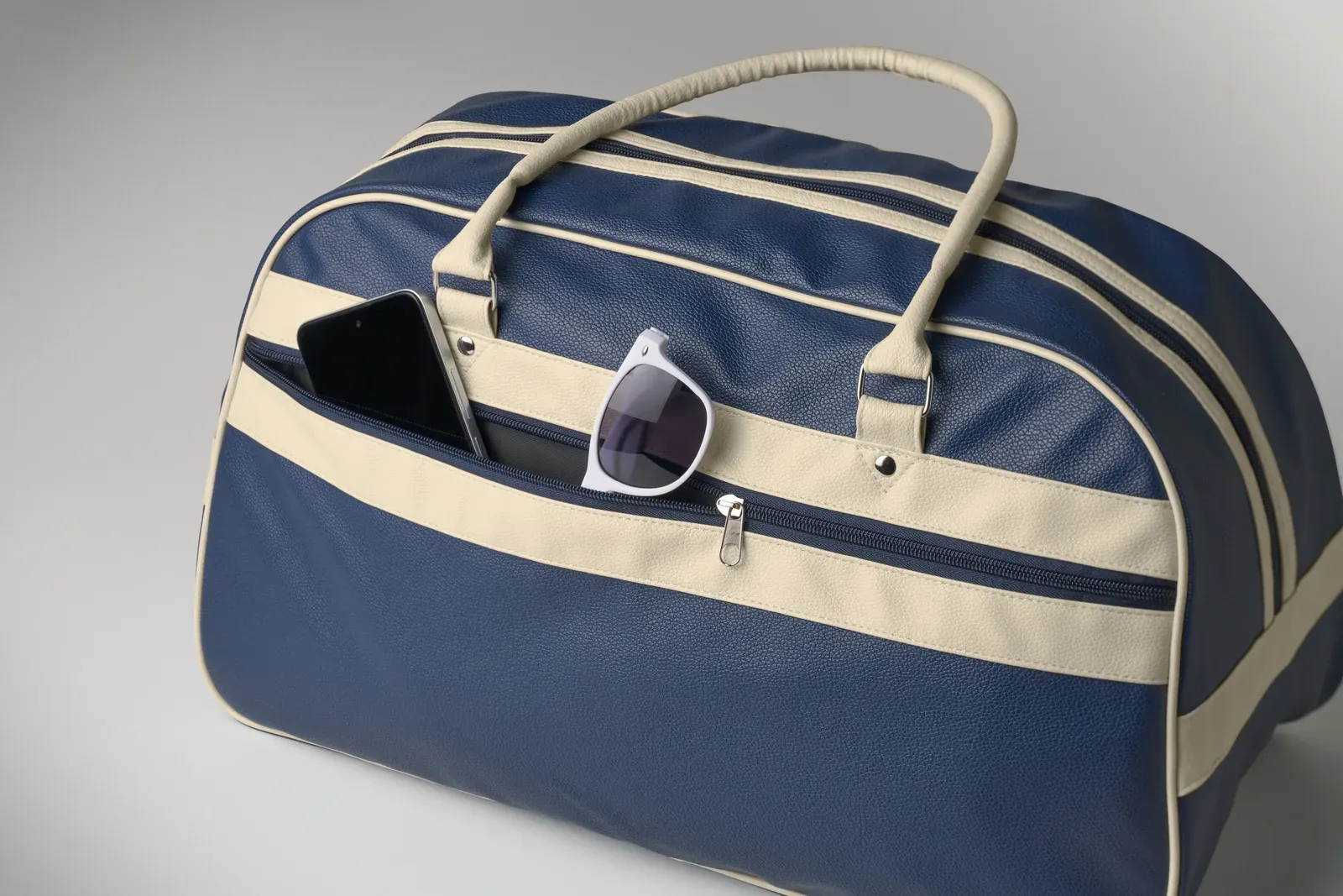 Bag Nostalgic with 48x25x28 Cm 48X25X28 cm MO2987 Bag Bulk Orders — Blue