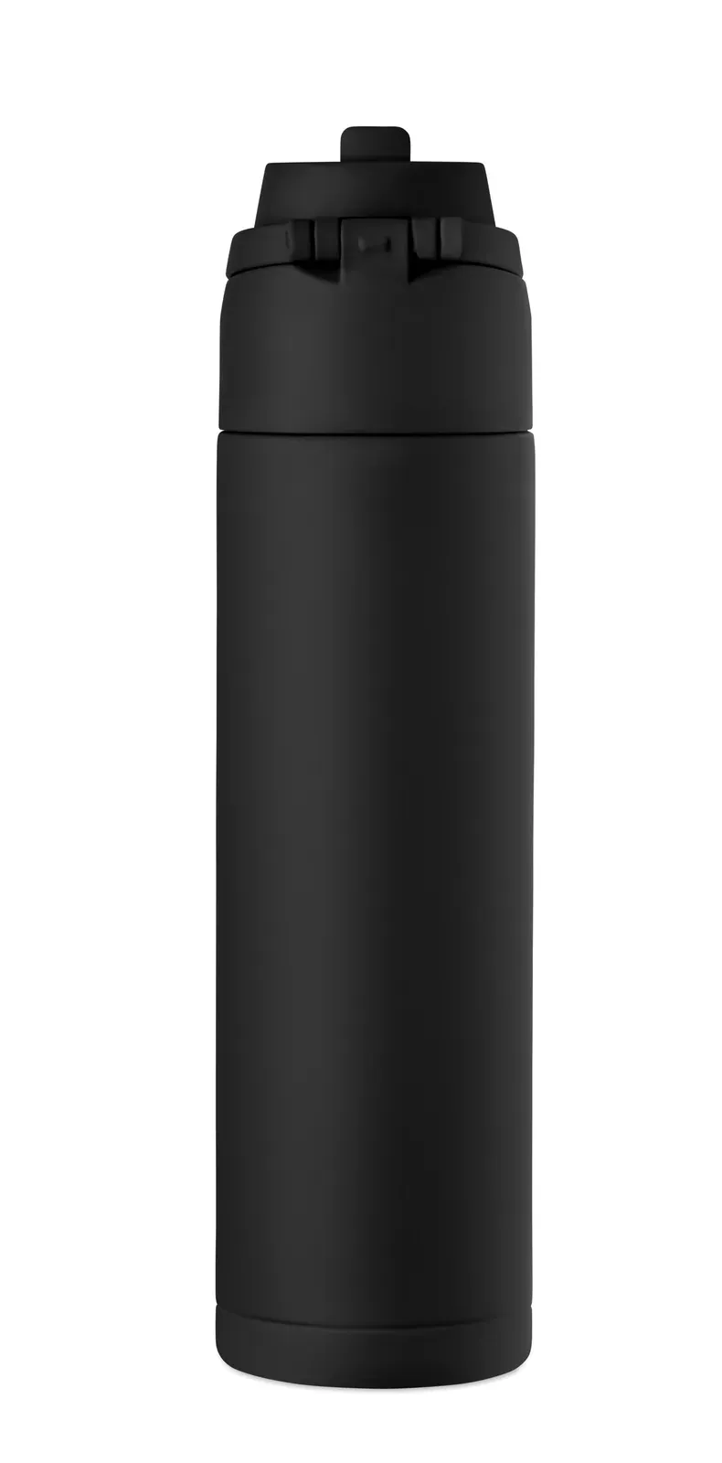 Toien Two – Single Wall Recycled Stainless Steel (90% Recycled Stainless and 10% Stainless Steel) Bottle — Black