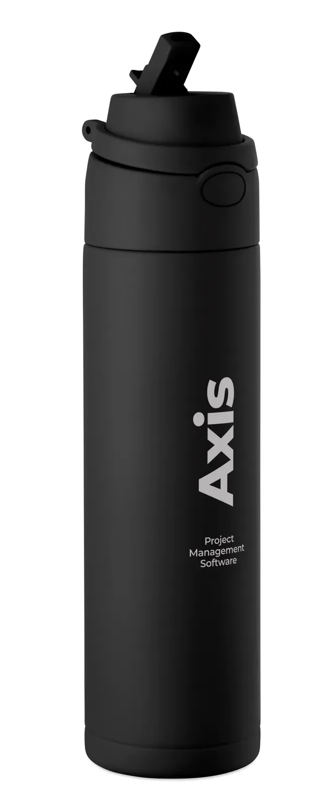Toien Two – Single Wall Recycled Stainless Steel (90% Recycled Stainless and 10% Stainless Steel) Bottle — Black